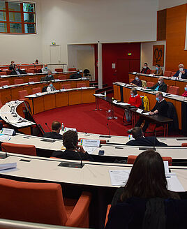 photo d'une réunion du Conseil de développement